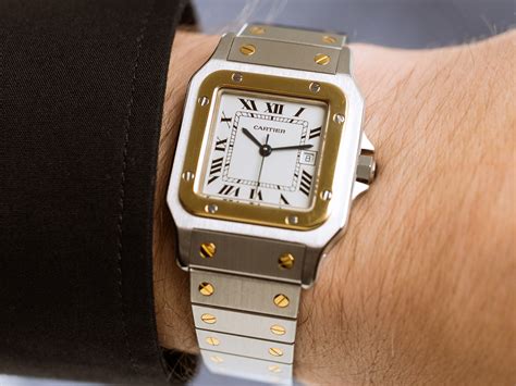 cheap cartier santos|cartier santos carree gold.